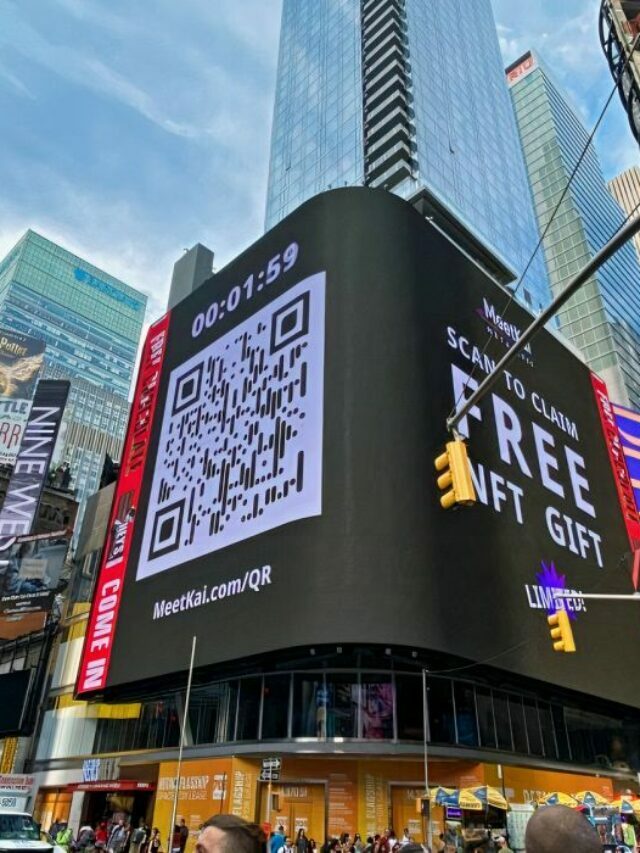 MeetKai AI Startup Opens AR Metaverse Portal in Times Square Billboard